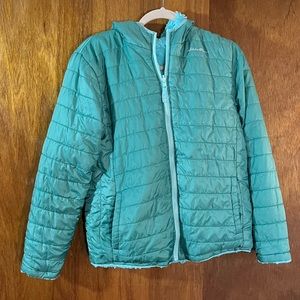 EDDIE BAUER Reversible Jacket in Blue Sz Kids XL (16)